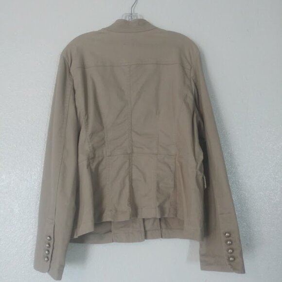 Mossimo Stretch women's size XXL tan utility jacket - Picture 5 of 15